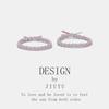 Boyfriend Exclusive Small Rubber Band Handmade Woven Hand Strap Couple Leather Case Hair Band for Girlfriends Headband Bracelet Dual-Use