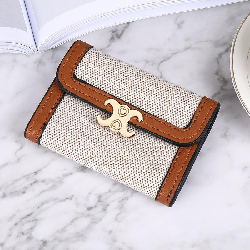 New Card Bag Women's Mini Thousand Bird Grid Multi-function Anti-degaussing Multi-card Driver's License Retro Bag