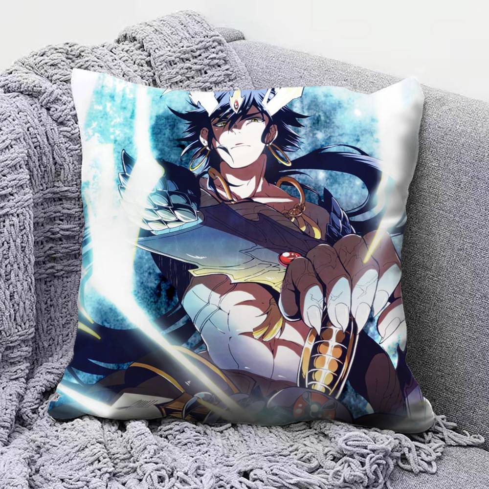 Magi The Labyrinth of Magic Anime Manga Pillow Covers Home Sofa Cushion Covers and Aecorative Custom