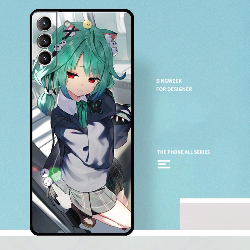 Uruha Rushia Hololive Girl Case For Samsung Galaxy S25 Ultra S20 S21 S22 S23 S24 Ultra S9 S10 Plus S25 FE Phone Cover