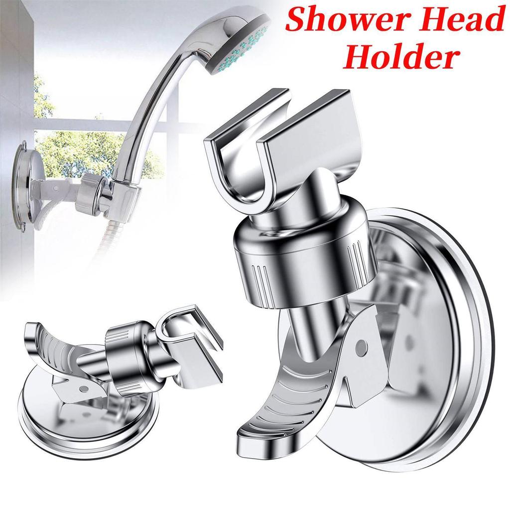 Adjustable Angle Shower Head Holder With Suction Cup Handheld Wear-resistant Wall-mounted Bathroom Bracket