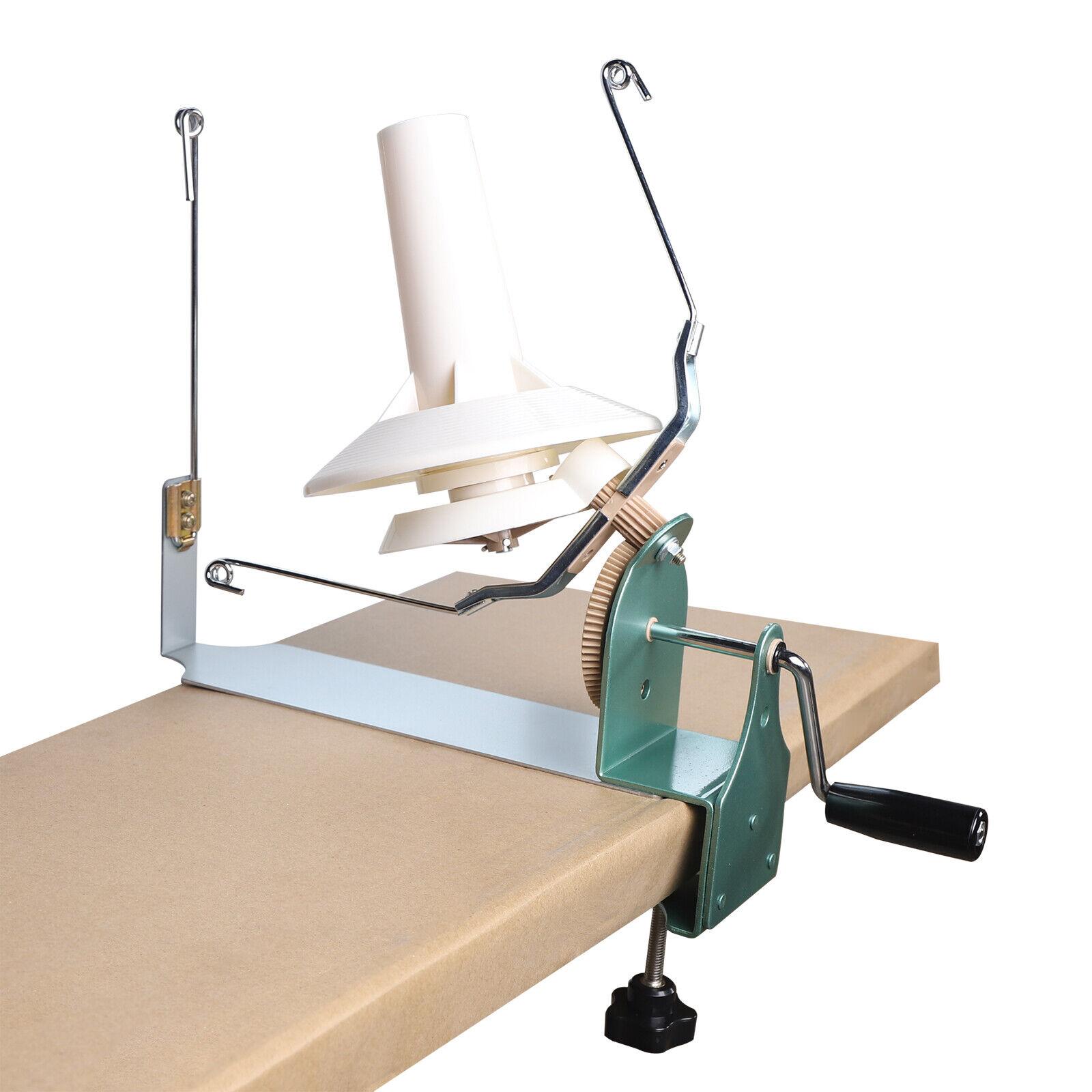 

Ручний Великий Намотувач Клубка Пряжі Jumbo Нейлонове Волокно Вовняна Нитки Клубок Намотувач зелений