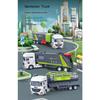 1/14 Children's Inertia Pull-Back Car Model Toy Engineering Car Model Fire Truck Model Car Boy Gift