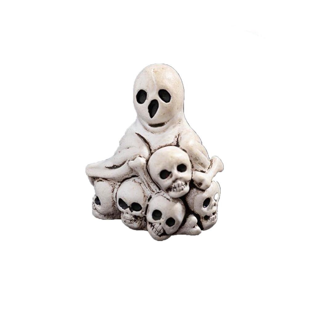 Halloween Micro-landscape Ornaments: Horror Trees, Jars, Tombstones, Tombs, Pumpkins, Skulls, Resin Handicrafts