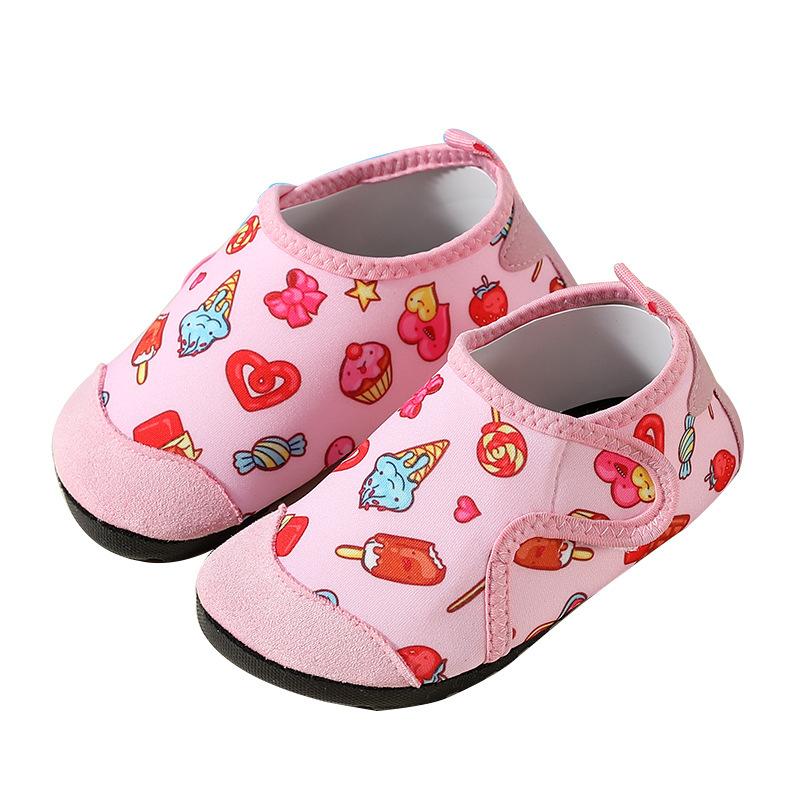 Mode Sandalen Cartoon Niedlich Vielseitig Strandschuh Rutschfest Weiche Sohle Komfort Mädchenschuhe Flach Schnelltrocknend Neue Jungen Wanderschuhe