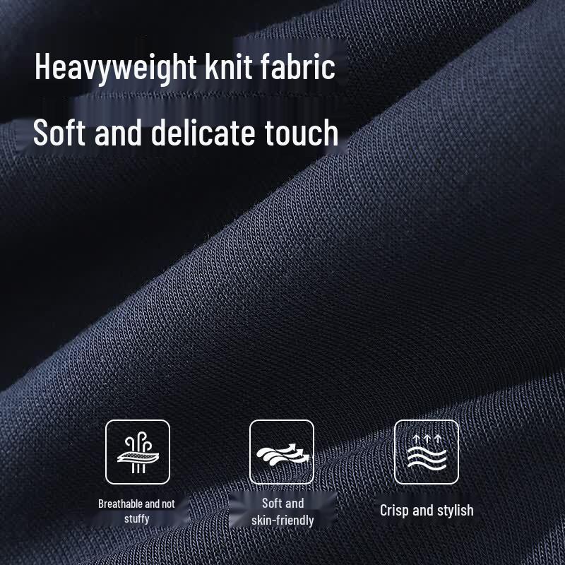 Baleno Men's Long Sleeve Polo Collar Faux Two-Piece Sweatshirt