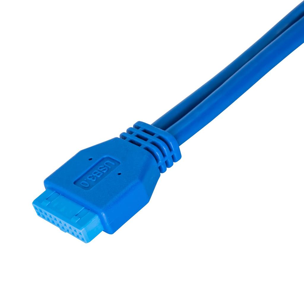 Akyga Ak-Ca-62 19-Pin Usb Adapter - 2X Usb 3.0 Splitter For Housing Cable 65Cm