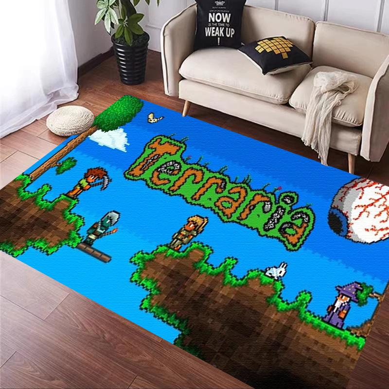 Juego Sandbox T-Terraria Alfombra Cocina Felpudo Entrada Decoración Suelo Dormitorio Alfombra Sala de Estar Baño Alfombras Antideslizantes