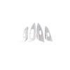 For Nissan Sentra Sylphy 2013- Silver Steel Window Lift Lock Switch Panel 4X