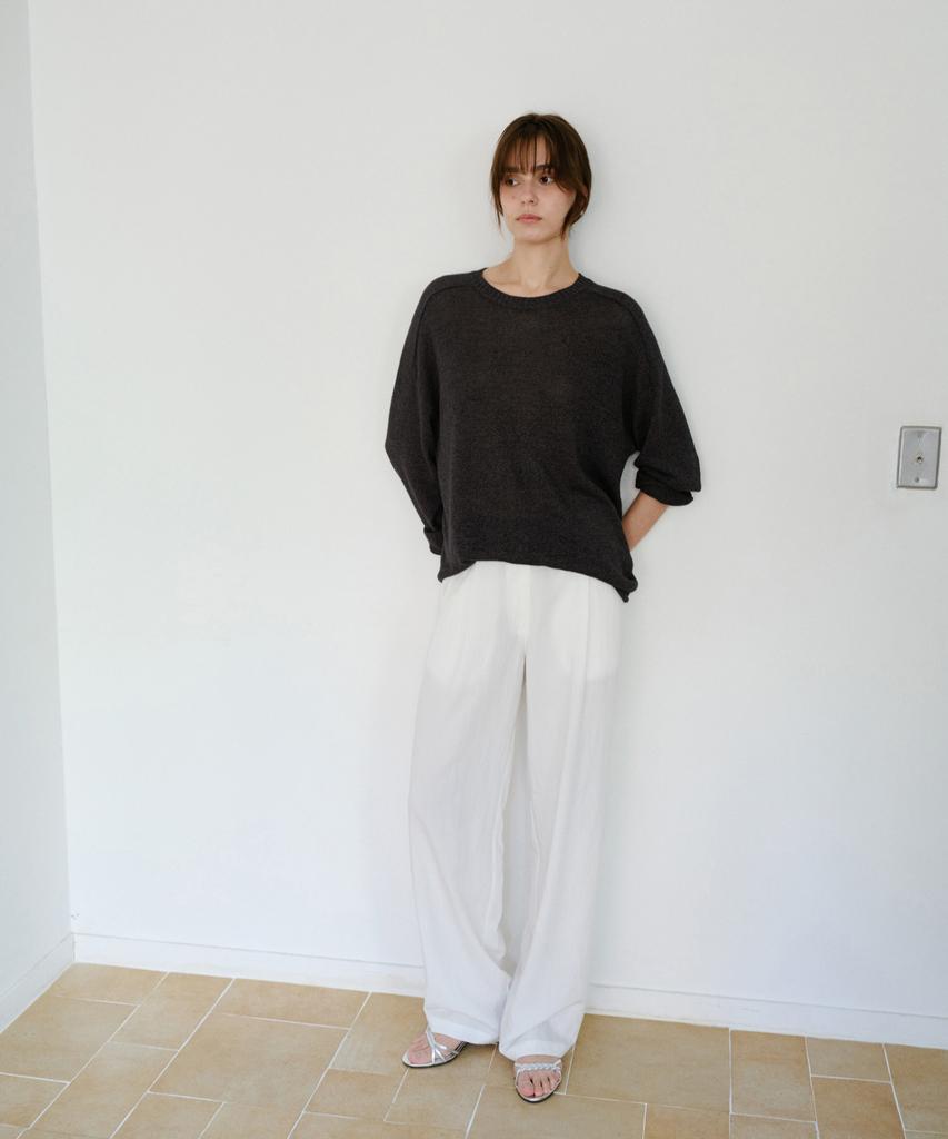 Deolil Maren Summer Slacks_Ivory