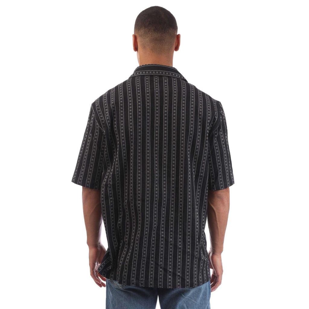 Off White Mens Arrow Stripes Bowling Shirt