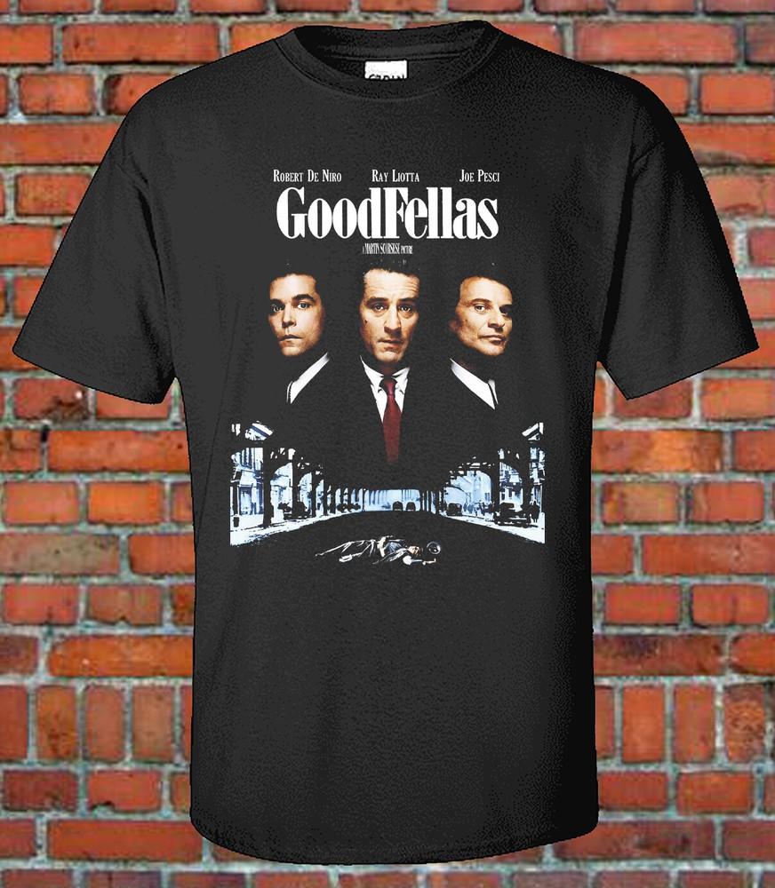 GoodFellas Стиль 90-х Фильмы Обложка Футболка Моба Мафия Классическая Унисекс Футболка S