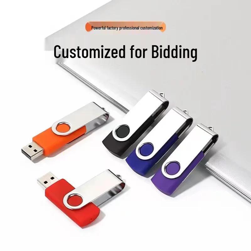 

Metal Swivel USB Flash Drive, Custom Logo, 2GB/4GB, Corporate Gift, Small Capacity. 128MB