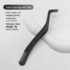 Stainless Steel Eyelash Curler & Tweezers False Eyelash Tool with Comb