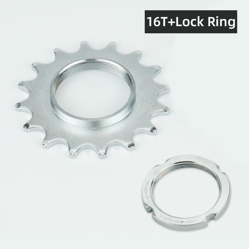 

Bicycle Fixed Gear 13T 14T 15T 16T 17T 18T Freewheel Cogs Hub Locking 1 Speed Fixie Bike Threaded Lock Rings