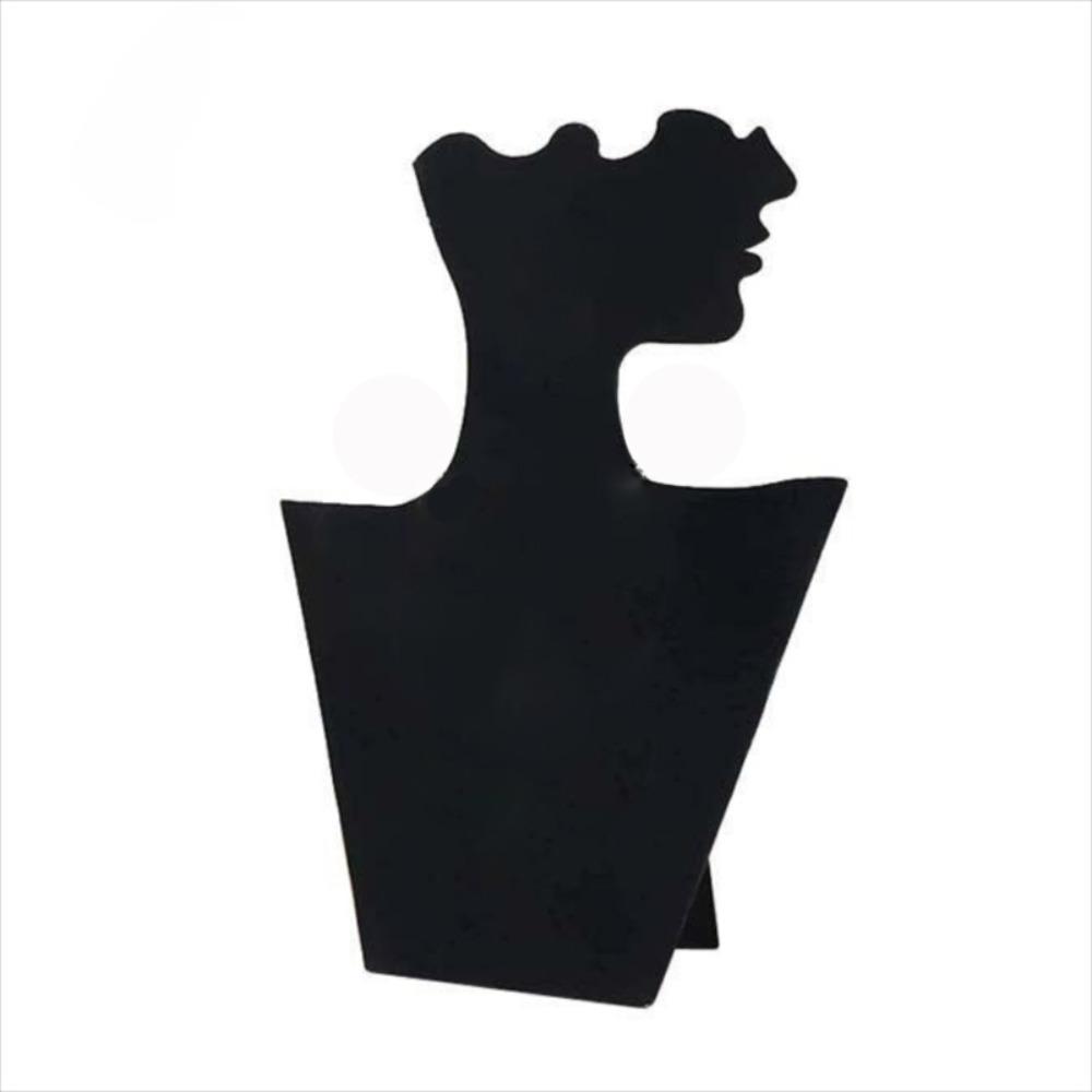 

Манекен для украшений Органайзер для подвесок Бархатная подставка для демонстрации ювелирных изделий Портретная подставка для ожерелий