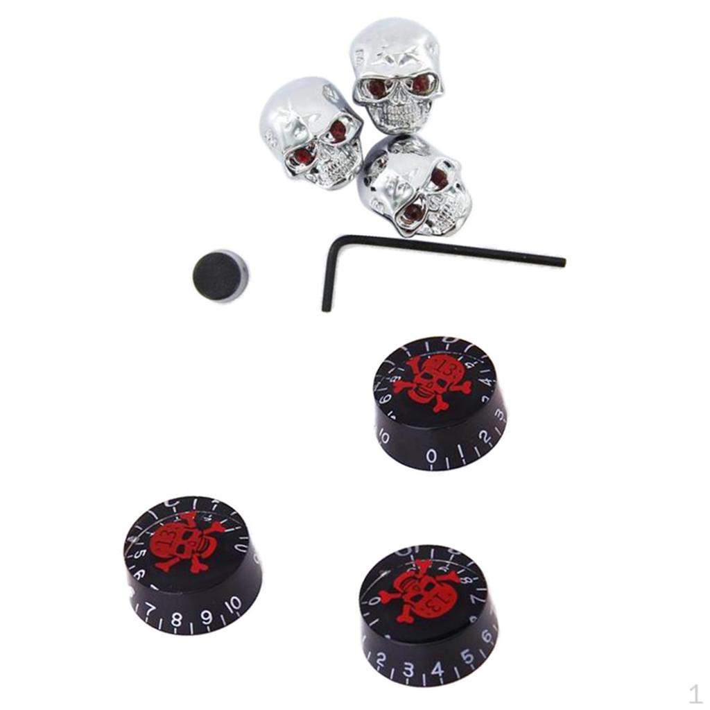 Volume Knobs+3 Pcs Control Knobs For Electric Guitar