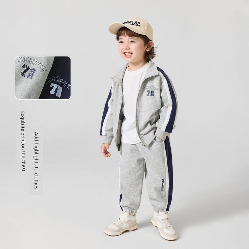 Right European Style Boys' Suit, 2025 Spring New Collection, Preppy Style Spring Outfit, Casual Children's Clothing, Baby and Kids Spring Fashion