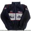 Men Women Motorcycle Riding Jacket Vintage Embroidered Biker Windbreaker Casual Outerwear