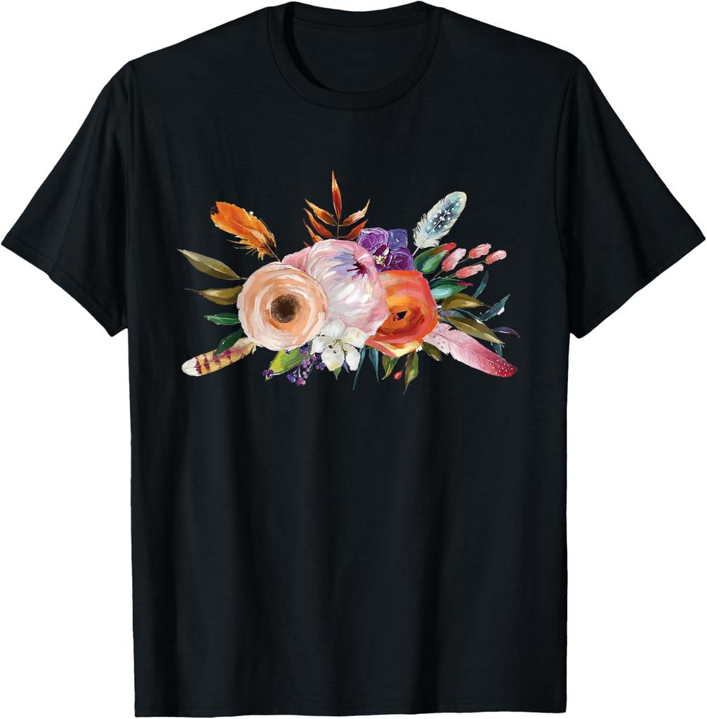 Flowers Are Beautiful - Detailed Graphic Design T-Shirt