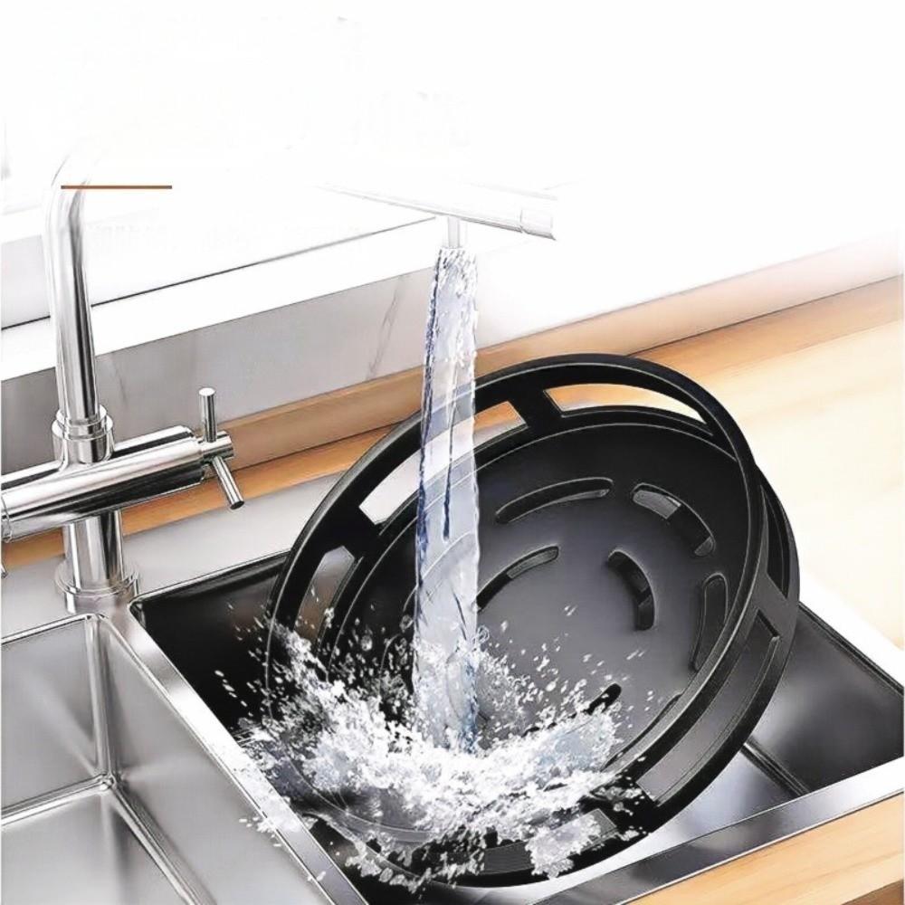 Carbon Steel Kitchen Storage Tray 360° Rotation Rotating Spice Shelf Spice Bottle