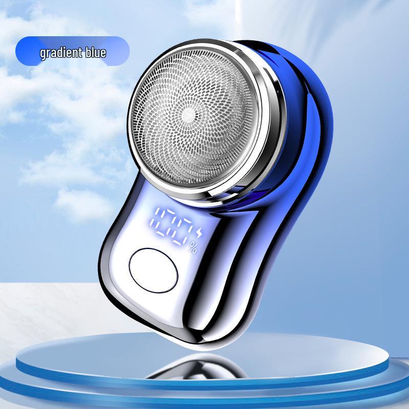 Feihong FH063 Digital Display Portable Electric Shaver for Men - Washable Razor for Beard.