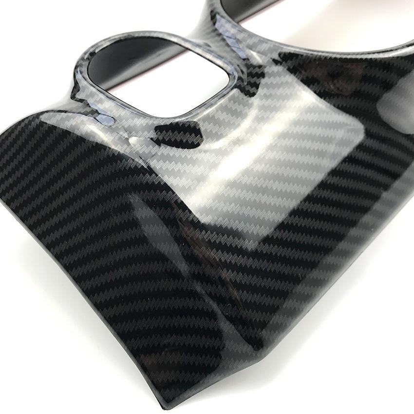 For Benz A Class CLA W177 C118 Accessorie 2pcs Carbon Fiber Style Car Interior Center Instrument AC Air Vent Outlet Frame Cover Decoration
