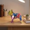Adorable Dog Figurine | Lightweight Resin Construction, Compact Modern Design, Statue, for