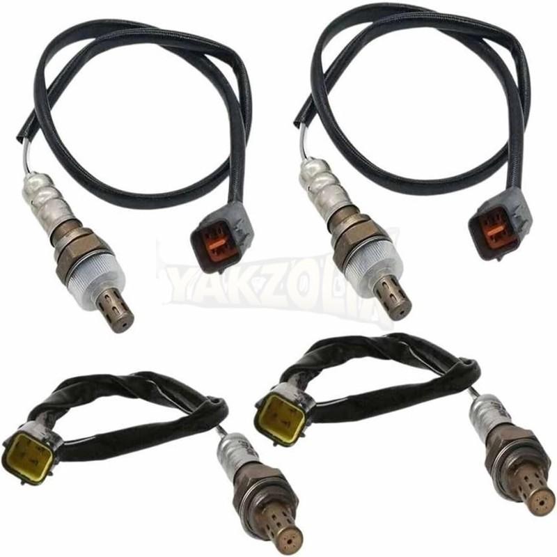 4 Pcs Oxygen Sensor for Mazda MPV 3.0L 2002 2003 2004 2005 2006 Upstream Downstream 234-4724 234-4725 234-4141 234-4142 4 wires