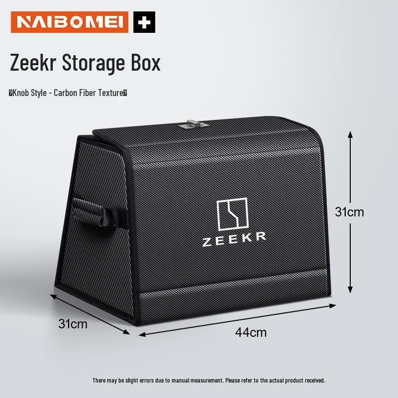 Zeekr 001/X/009 Trunk Storage Box – In-Car Storage & Decorative Organizer