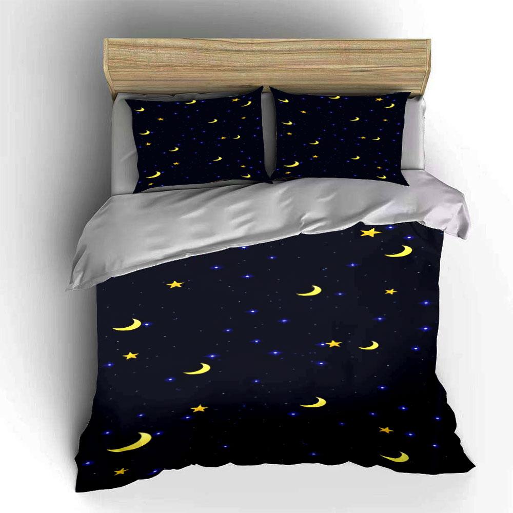 "Cosmic Dreams, Starry Skies" Bedding Sets Duvet Covers Pillowcases(1* Duvet Cover 2* Pillowcases Without Duvet Insert)