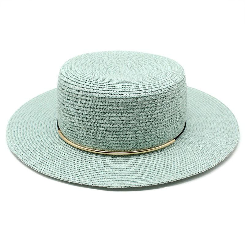 Classic Irish Straw Hat With Wide Brim For Summer Sun Protection And Breathability