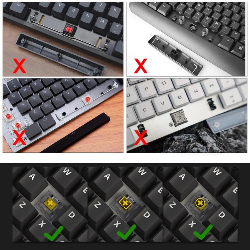 PBT Puddings Keycaps Set 122Keys 4-Side Color Light Diffusions And Heat Sublimated Printing For Mechanical Keyboards