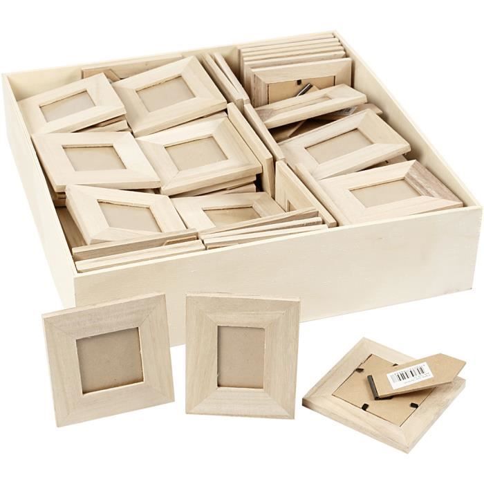Wooden Frame - Decorative Objects - Rectangular - Beige - Contemporary - Support 2 Sizes