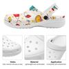 Cartoon Printed EVA Casual Clogs Men Women Soft Sole Lightweight Soft Slip On Sandals Slippers Summer Daily Leisure Shoes