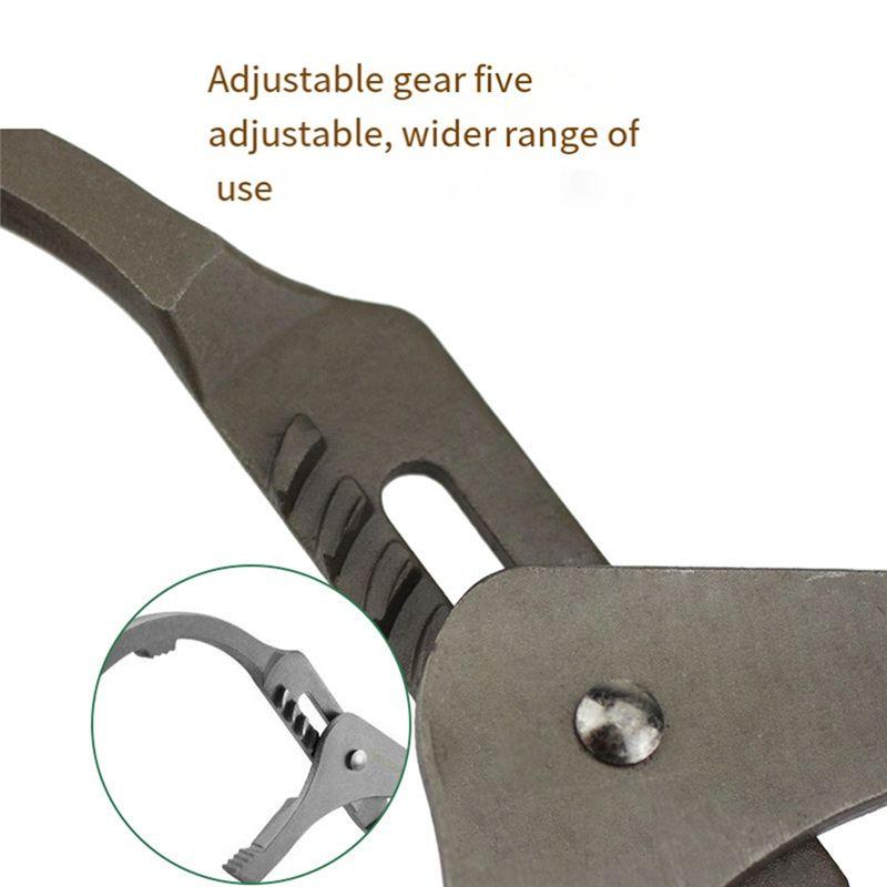 Aug. 1Pcs Oil Filter Pliers Clamp Type Wrench Adjustable Hand Tools Oil Filter Filter Removal Tool