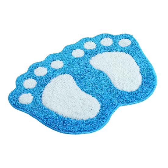 Yousheng Bathroom Floor Mat Quick Drying Anti-Slip Machine Washable Bath Rug Funny Foot Design Bedroom Entryway Door Mat
