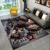Retro God of War Game Kratos Carpet Rug for Bedroom Living Room Sofa Playroom Doormat Home Decor,Kid Area Rug Non-slip gift