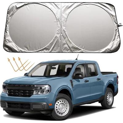 Windshield Sun Shade for Ford Maverick 2022 2023 2024 Bronco Sport (Not for Bronco) 2021-2024 Ranger 2012-2024 Lariat/XT/XLT Accessories Car Front