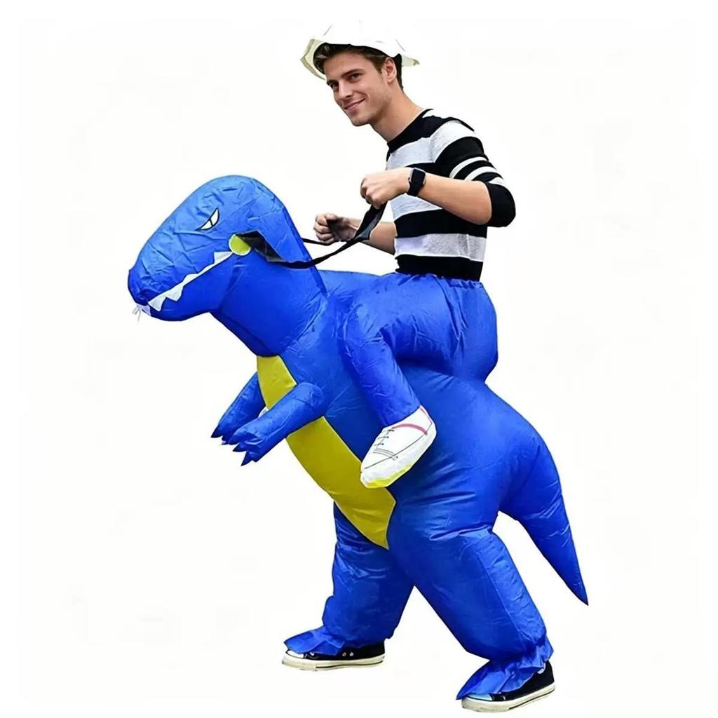 Inflatable Dinosaur Costume For Kids, Riding Dinosaur Dress-Up Costum,Suitable for Halloween Parties, Birthday Celebrations, School Events