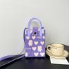 Mobile phone bag flower knitted bag niche versatile shoulder messenger bag trendy tote bag flower knitting