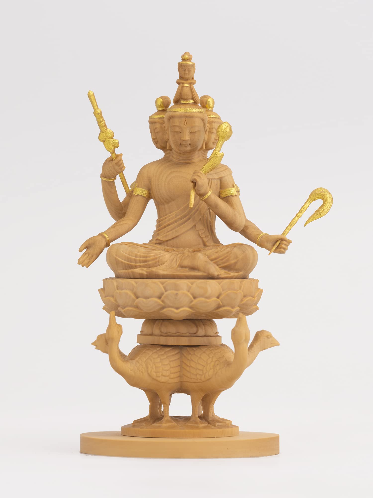 

Маленький Будда Бонтэн золотая краска Будда деревянное украшение 9,5 см (дерево самшит, отделка) - статуя, фигура, резьба, (GSB Бонтен)