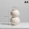 Modern Simple Ceramic Art Vase Dried Flowers Flower Arrangement Ornament Bedroom Desktop Home Decor Pography Background Decor