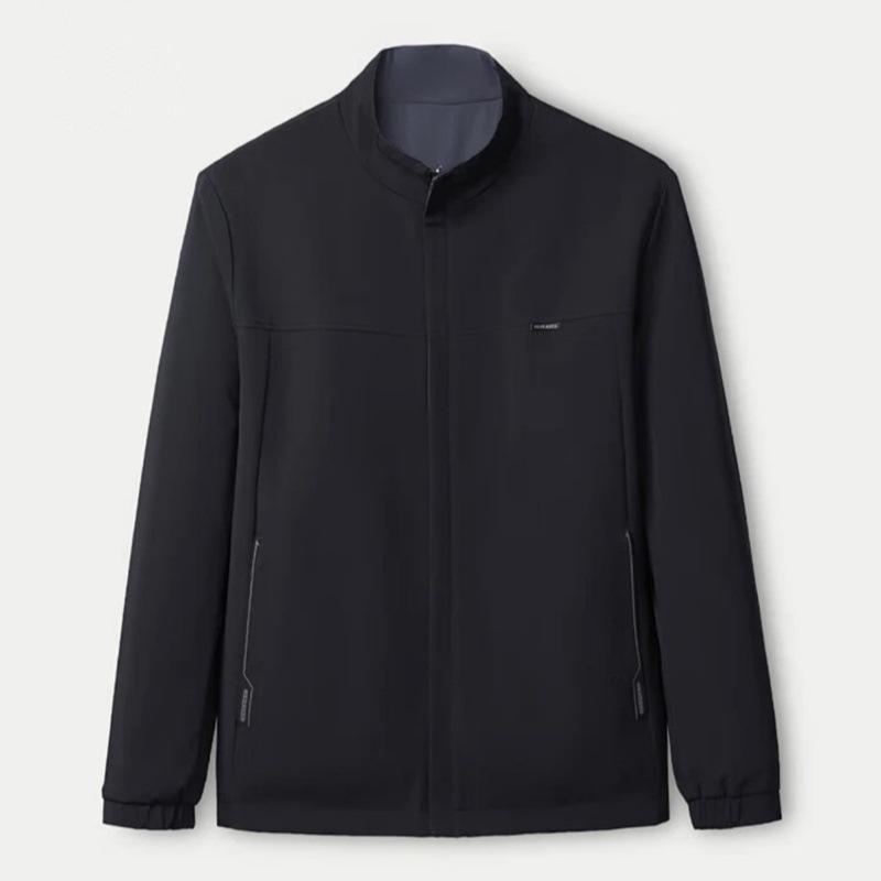 HS816 Tag-Cut Double-Sided Easy-Care Stand Collar Jacket - Casual Spring/Autumn Wear 175