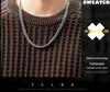 Men's High-End Waffle Knit Sweater: Autumn Winter Warm Casual Pullover
