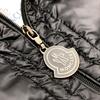 MONCLER logo Long Down Jacket Apparel Down jacket Nylon Black