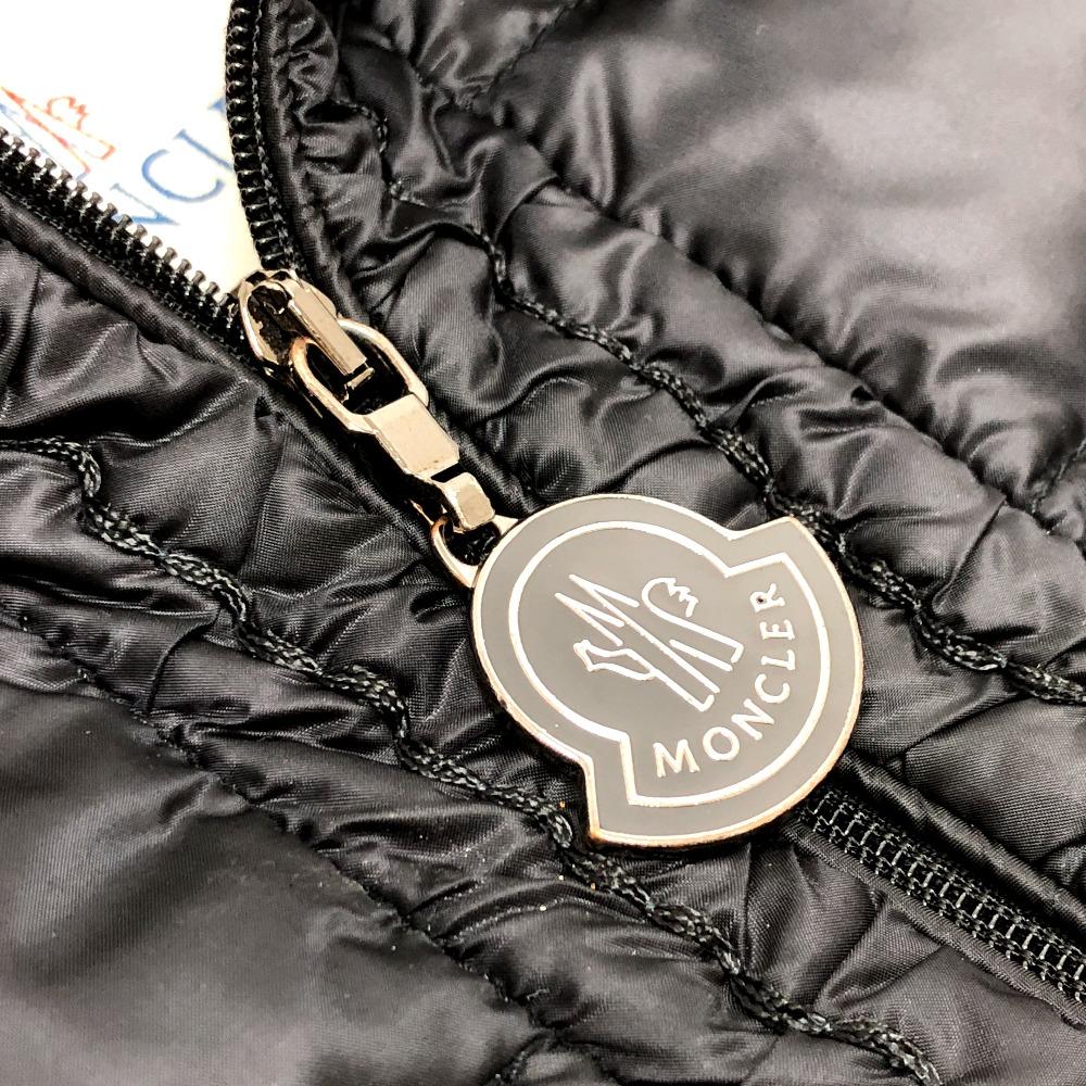 MONCLER logo Long Down Jacket Apparel Down jacket Nylon Black
