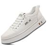 Men's shoes 2025 spring new soft-soled men's casual leather shoes trendy shoes board shoes white shoes men