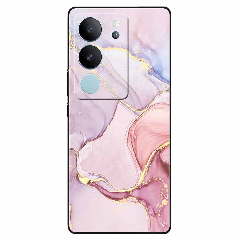 Phone Cases For Vivo V29 5G Cover 2023 Silicone Soft Lovely Marble Printing Coque for Vivo V29 V 29 V2250 Back Coque 6.78'' Etui