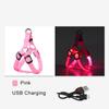 Pet Harness LED Dog Harness Nylon Cat Harness Night Safety Glowing Pet Vest Adjustable Luminous Dog Vest Dog Products